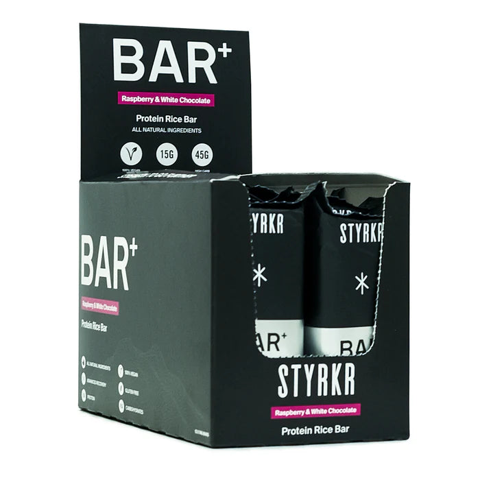 STYRKR BAR+ Raspberry & White Chocolate Recovery Bar